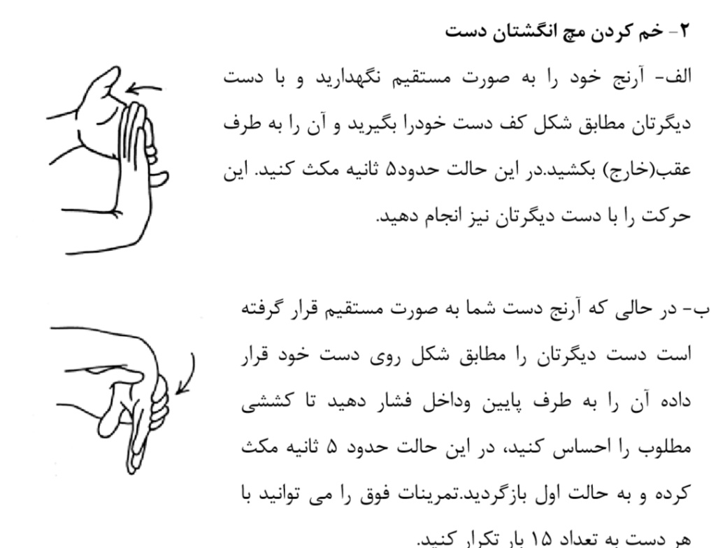 ورزش تمرین فیزیوتراپی کاردرمانی برای قوی شدن تقویت نفس هوازی پارکینسون راه رفتن يخ زدن و لرزش دست افتادن سقوط دست مچ